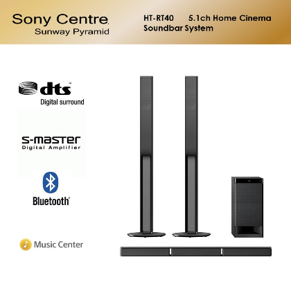 SONY HT-RT40 DOLBY 5.1 BLUETOOTH SOUNDBAR 600W